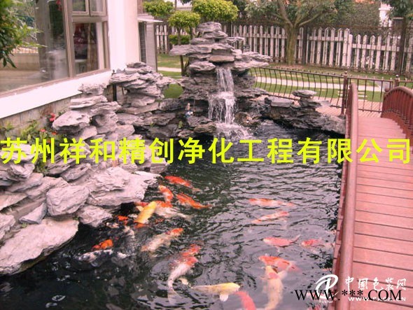 完善的魚池水處理水凈化推* 別墅魚池水發(fā)綠魚池過濾器