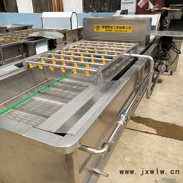 聚信九州JX秋玉米單凍機(jī) 速凍糯玉米生產(chǎn)整套流水線 網(wǎng)帶式速凍機(jī)帶壓縮機(jī)