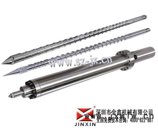 米拉克龍注塑機(jī)螺桿料筒，定制，原裝配件設(shè)計(jì)加工/注塑機(jī)螺桿炮筒/注塑機(jī)螺桿止逆環(huán)注塑機(jī)螺桿磨損上金鑫品種繁多，品**良。