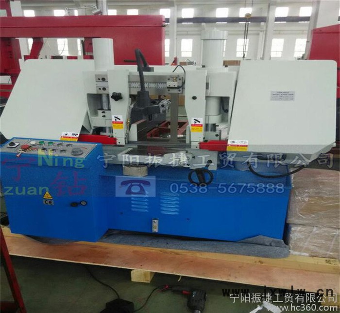 【推薦】GB4228 **金屬帶鋸床 臥式雙立柱鋸床 數(shù)控帶鋸床