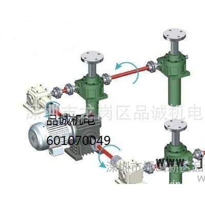 精密蝸桿升降機 拉絲機用WPT45蝸輪絲桿升降器