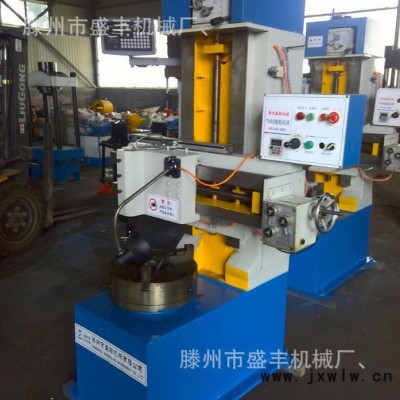 滕州盛豐車用輪鼓切削加工立車，K65數(shù)顯小立車，小刀架石墨立車