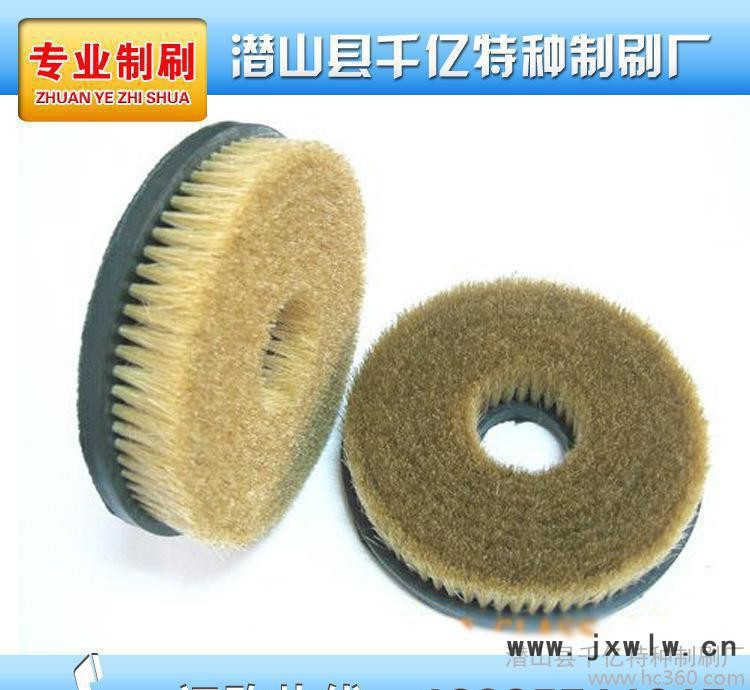 現(xiàn)貨瓷磚釉面拋光機豬鬃圓盤毛刷 尼龍豬鬃拋光機圓盤毛刷