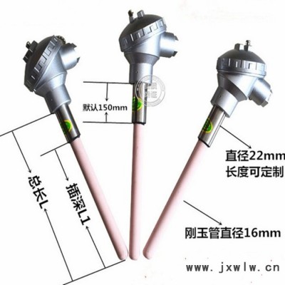 盛達供應(yīng) 耐高溫工業(yè)爐 B型鉑銠熱電偶 WRR-130 國標0.5絲徑