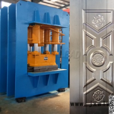 防盜門液壓機生產廠家 LEAD 2500T框架式雙動門板壓花機 質量好 操作簡單