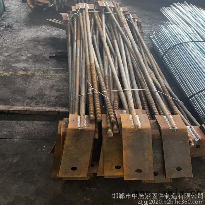 中唐緊固件M25*9000 懸挑梁拉桿 水平支撐 定制焊接懸挑拉桿 焊接懸挑梁