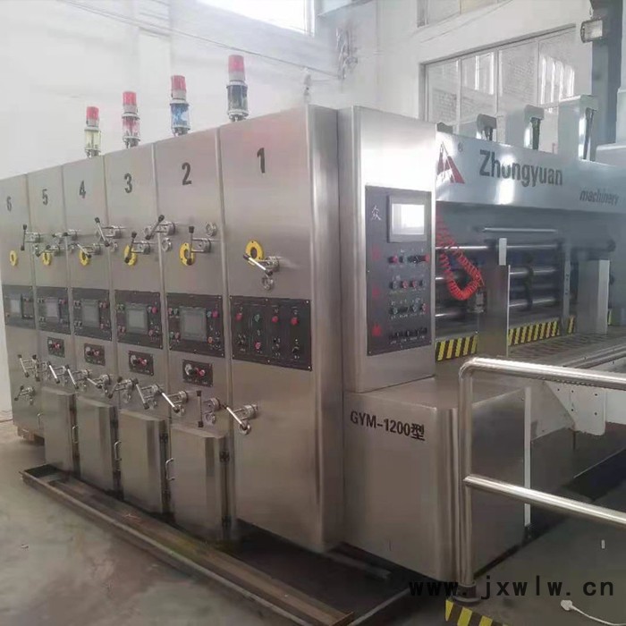 眾源自動(dòng)四色水墨印刷開槽機(jī) ，紙箱包裝機(jī)械，高速印刷模切機(jī)紙箱設(shè)備