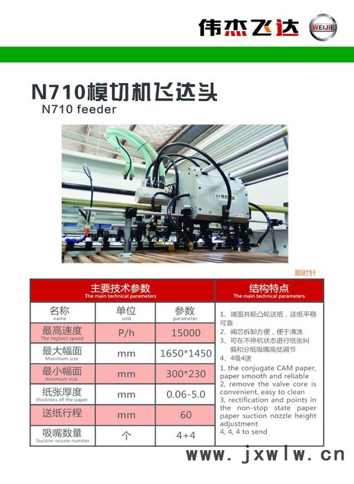 偉杰N800 模切機
