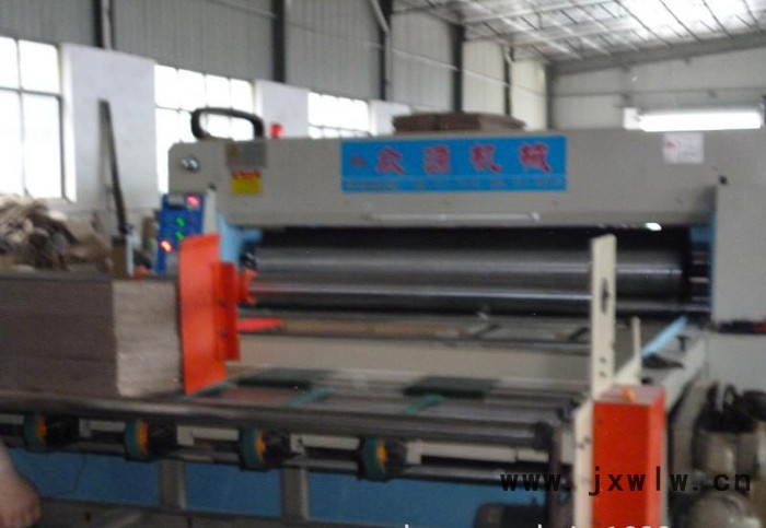 眾源自動(dòng)三色水墨印刷開槽機(jī)，水墨印刷機(jī)