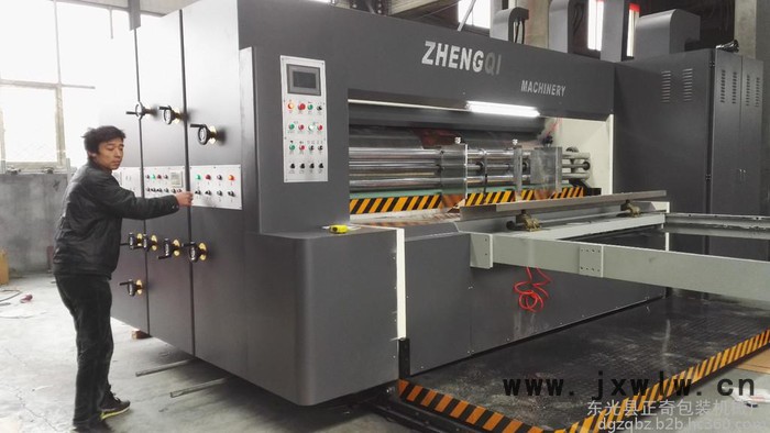 正奇ZQ3500*2200 大型紙箱機(jī)械設(shè)備巨型自動印刷圓壓圓模切開槽機(jī)