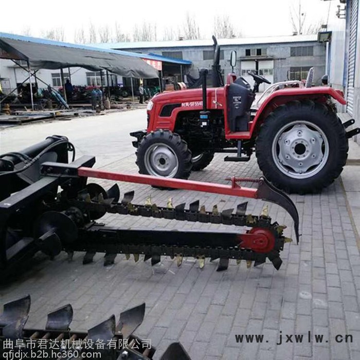 君達(dá)JD大型開溝機(jī)溝渠開溝機(jī)電線桿子挖溝機(jī)單鏈條雙鏈條開槽機(jī)