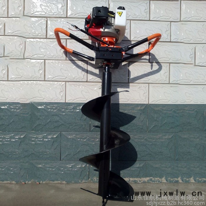 佳航 手推式汽油挖坑機(jī) 汽油立柱打孔機(jī)