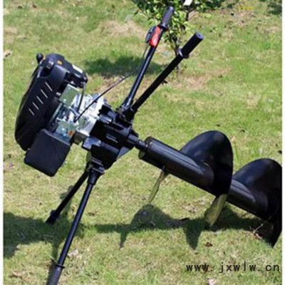 浩運(yùn)機(jī)械小型手提植樹挖坑機(jī) 施工立柱汽油動(dòng)力挖坑機(jī) 打孔機(jī)