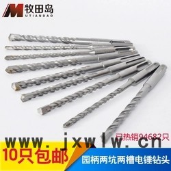 兩坑兩槽沖擊鉆頭8mm