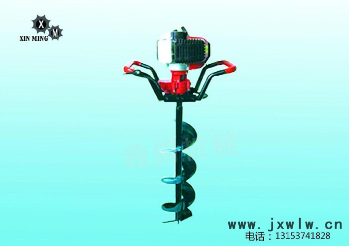 植樹手提挖坑機(jī)，  鑫明種樹打孔機(jī) ，大功率挖坑機(jī)生產(chǎn)廠家，  高效挖坑機(jī)批發(fā)