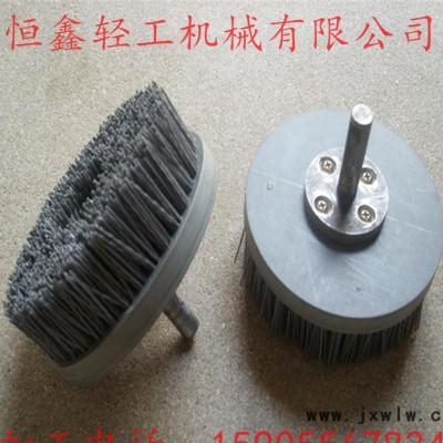 定制 豬鬃劍麻鋼絲清洗拋光修邊機(jī)械工業(yè)圓盤刷 杜邦絲毛刷盤
