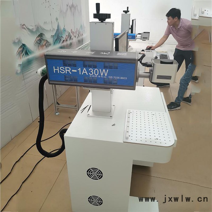 合申 CO2激光打標(biāo)機生產(chǎn)廠家 木制品亞克力激光雕刻機 非金屬激光打碼機