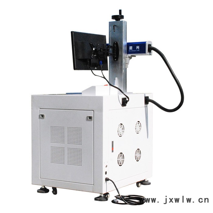 抖音同款光纖激光打標(biāo)機(jī)二維碼不銹鋼生產(chǎn)日期雕刻機(jī)德益廠家直供