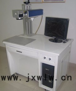 河南**鐳射刻字機 全自動激光噴碼機 非金屬co2激光打標機