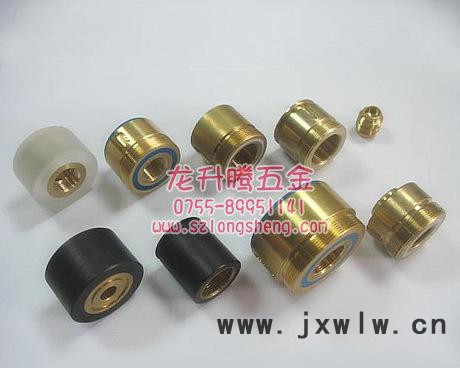 561導(dǎo)輪銅套，泰州宇成線切割黃銅導(dǎo)輪銅座，快走絲導(dǎo)輪總成