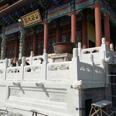 別墅花園石雕護(hù)欄雕刻 漢白玉石欄板多款 美麗石雕石欄桿來圖定制