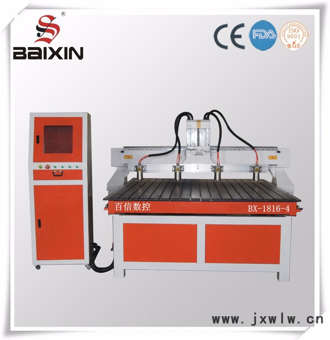 供應(yīng)百信BX-1224多頭雕刻機(jī)，木工家具工藝雕刻機(jī)