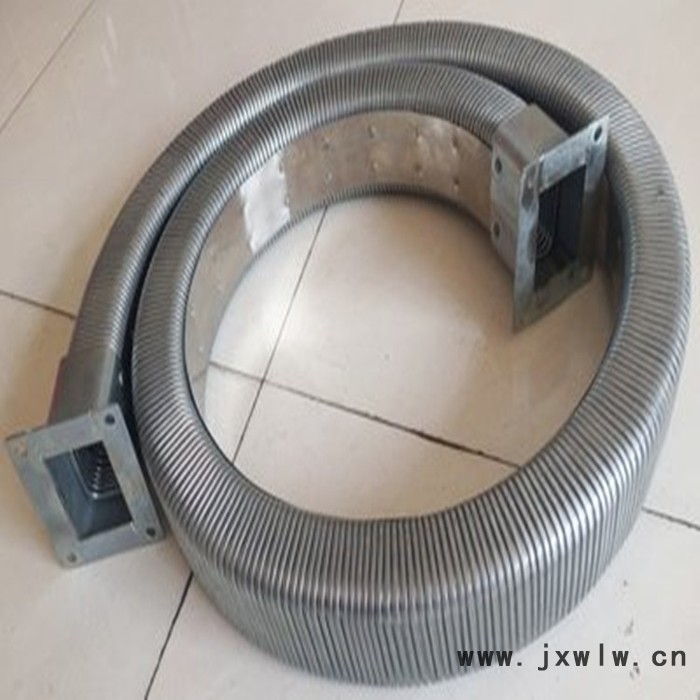 滄州宏泰 定制銷售矩形金屬軟管 雕刻機床  尼龍拖鏈電纜線保護套 不鋼制鋼鋁坦克鏈條。
