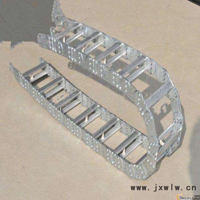 滄州宏泰定制 橋式金屬坦克鏈 鋼鋁不銹鋼機床雕刻機配件工程鋼制拖鏈