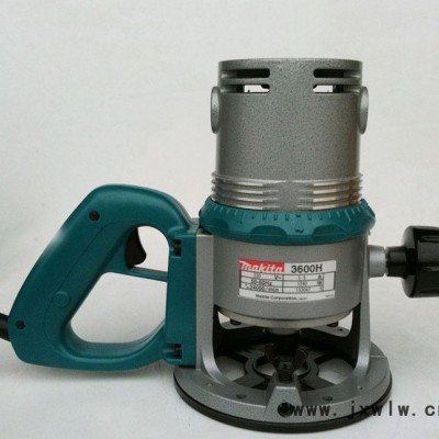 木工機械電動工具日本牧田makita3600H手提鑼機銑機木工雕刻機