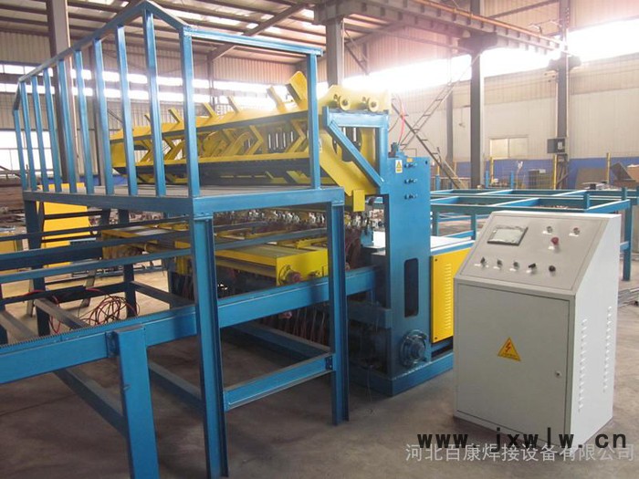 供應安平百康經濟型焊網機 創(chuàng)業(yè)型建筑鋼筋網焊網機 鐵絲網焊接成型機 絲網焊接設備 龍門式建筑網焊網機 數控編程控制焊網機