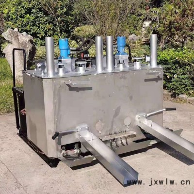 車載液壓雙缸熱熔釜柴油發(fā)動機熱熔釜熱熔劃線機用熱熔釜
