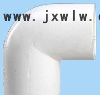 定做加厚等徑90度彎頭排水排風(fēng)全塑pvcu90°管道