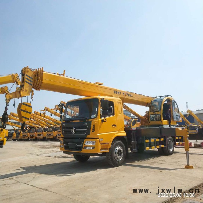 陜汽16噸汽車吊190發(fā)動機(jī)  陜汽16噸吊車工作視頻 免購置稅可分期 首付低
