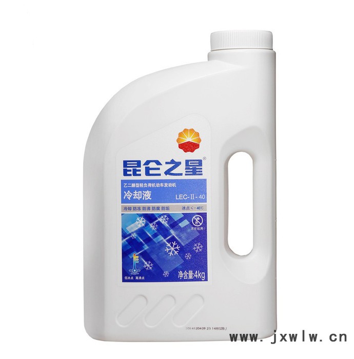 昆侖之星防凍液  -40℃   4kg*6桶/箱 乙二醇型輕負(fù)荷發(fā)動機(jī)冷卻液