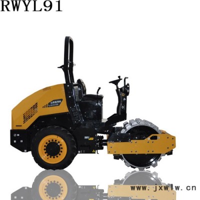 凸塊壓路機洋馬柴油發(fā)動機進口變量泵變速行走動驅(qū)動橋為鑄造一體式液壓剎車機構RWYL91 路得威*價格可議 小型壓路機
