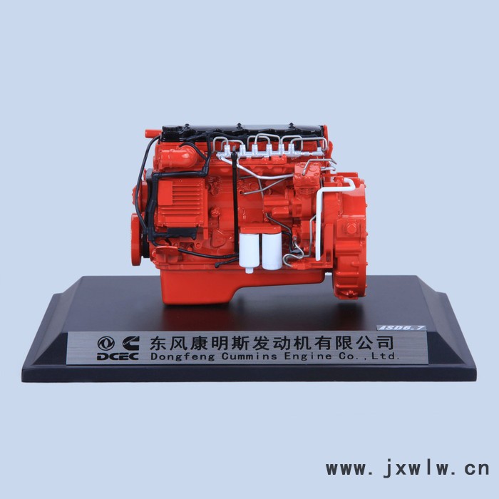 鑫博雅 ISD6.7發(fā)動機模型定制廠家  仿真合金發(fā)動機模型來圖定做