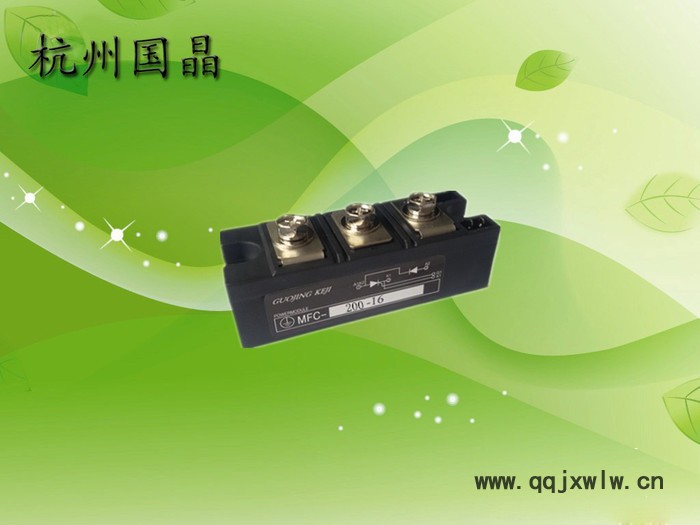 供應(yīng)杭州國(guó)晶MFC200A可控硅整流管混合模塊適用于電焊機(jī)、變頻器、交直流電機(jī)控制、各種整流電源、工業(yè)加熱控制
