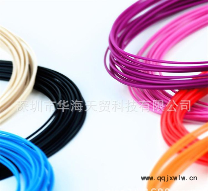 3D打印耗材免郵樣品/ABS/PLA/HIPS均適用于3D打印筆耗材-5米/卷