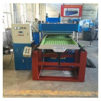 新型方型膠粉顆粒橡膠地磚硫化機(jī) 120t自動(dòng)推出模具式平板硫化機(jī)