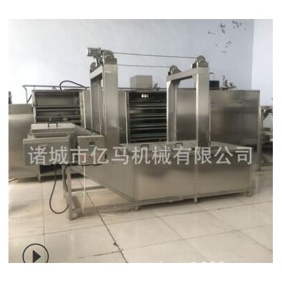 軟包裝食品巴氏殺菌機(jī) 巴氏殺菌冷卻風(fēng)干流水線 凈菜加工流水線