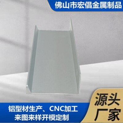 抽屜柜門(mén)封邊把手現(xiàn)代簡(jiǎn)約衣柜包邊隱形鋁合金拉手加工定制