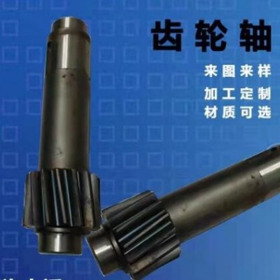廠家定制加工齒輪軸 斜齒輪軸 傳動(dòng)齒輪軸 非標(biāo)鏈輪 軸類(lèi)