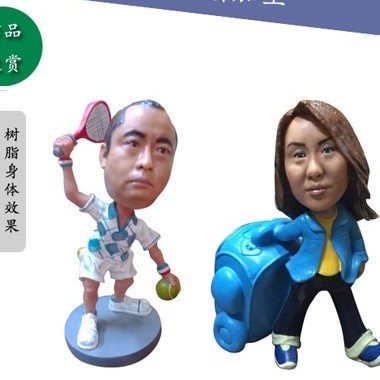3D打印胸像上色代加工 3D打印服務(wù)ABS打印機3D人像人偶