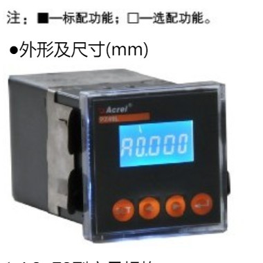 安科瑞可編程智能儀表PZ72L-AI3